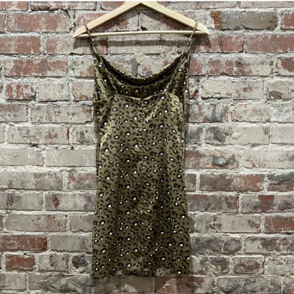 Urban outfitters Cowl Neck Leopard Mini Dress - Picture 4 of 4